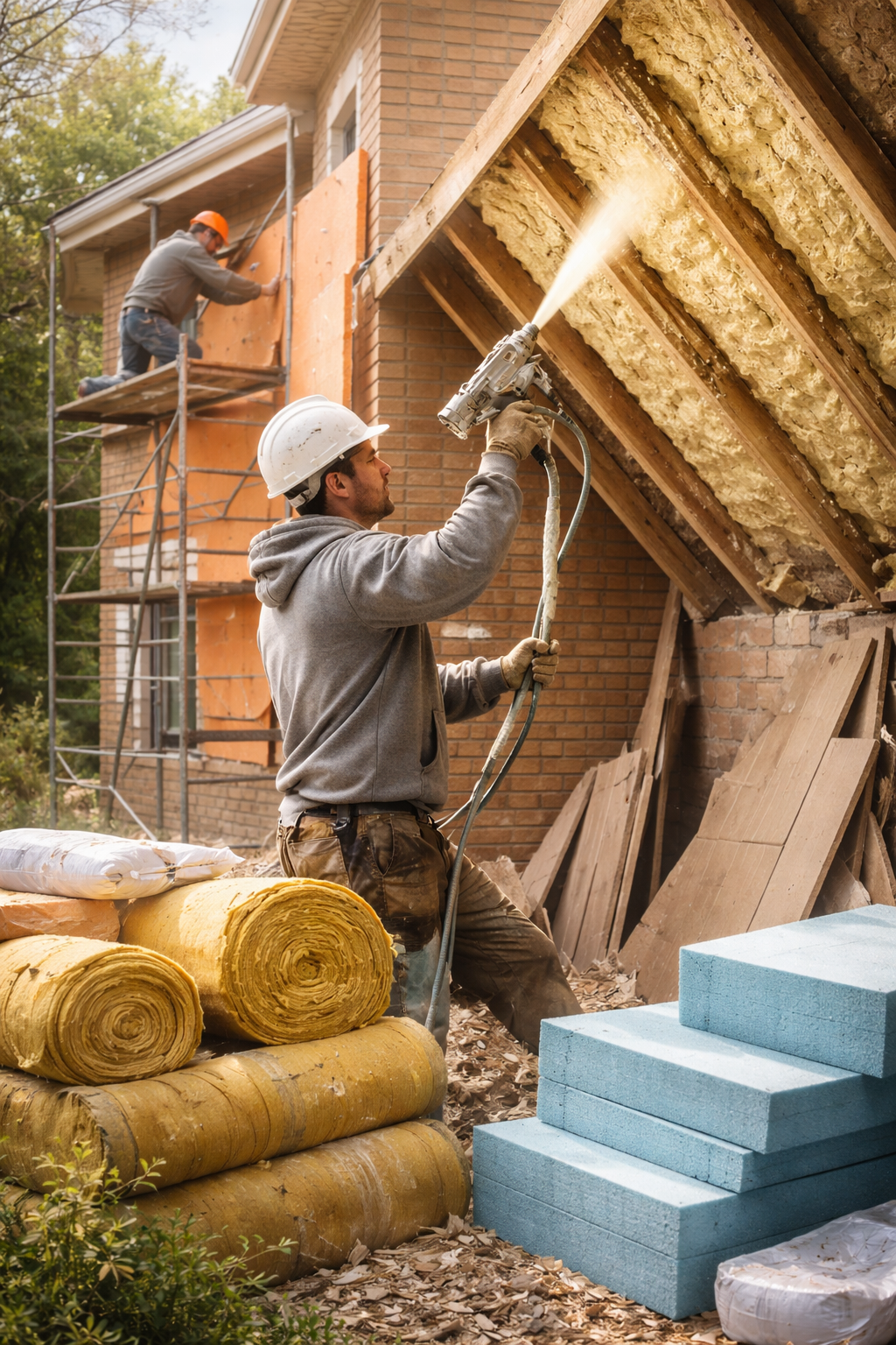 Утепление домов в Чебаркуле под ключ от 4510 руб/м2 | Профессионально — ТепломастерЧбр