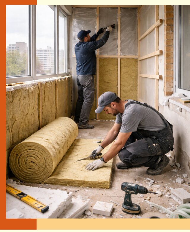 Утепление балкона под ключ в Чебаркуле качественно и быстро